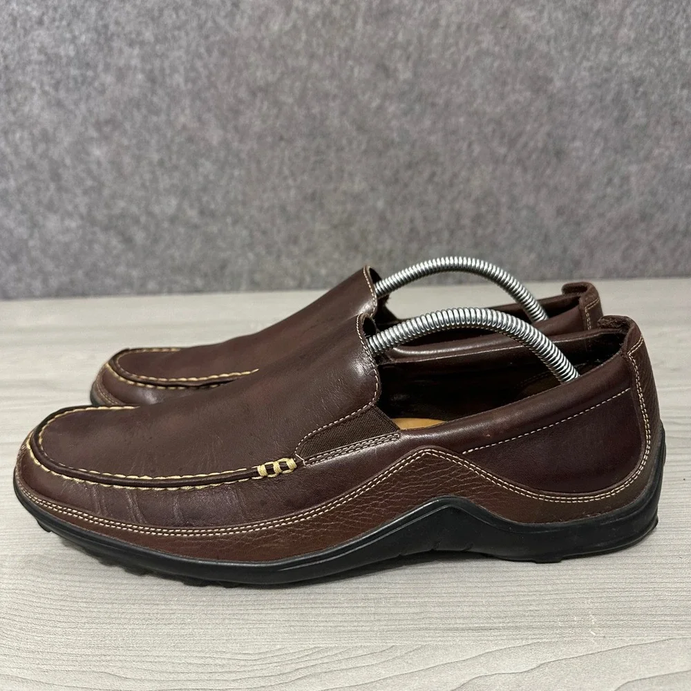Cole Haan Tucker Venetian Mens 11 Brown‎ Loafers C04059 Leather Slip On Shoes